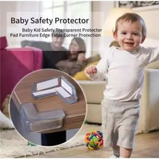 4pcs Baby Safety Silicone Protector Table Corner Edge Protection Cover